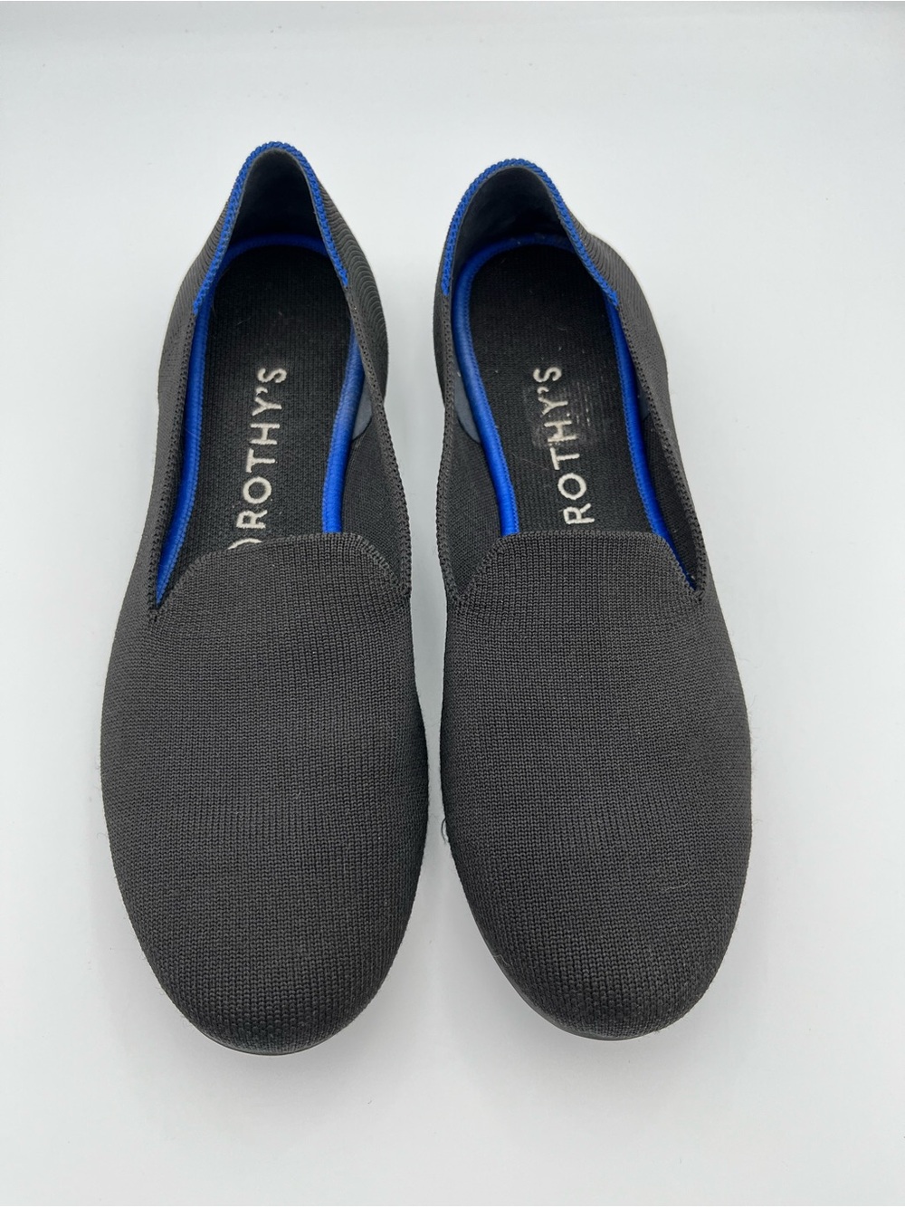 Rothy's Women’s The Loafer Black Solid Size 9.5 Classic Sustainable Comfort Knit